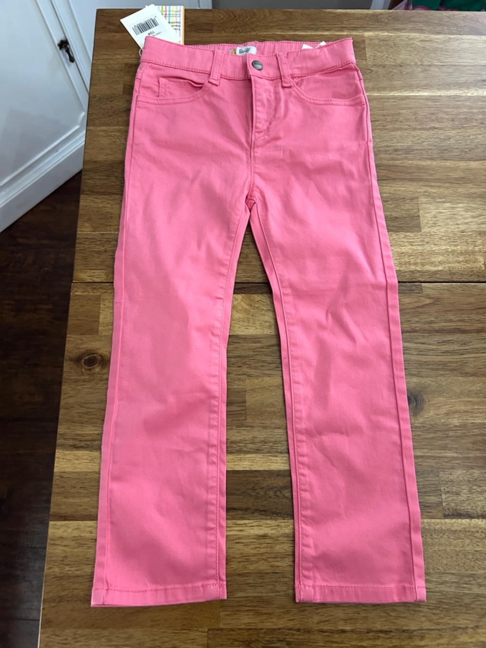 Steiff Girls' Pink Teddy Jeans